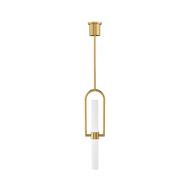 Calumn Pendant Light by Tech Lighting illuminating dining area