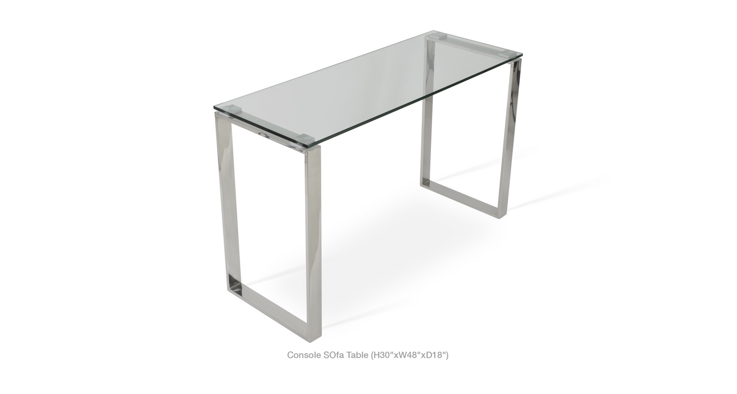 Calvin Glass Top Coffee Table by SohoConcept