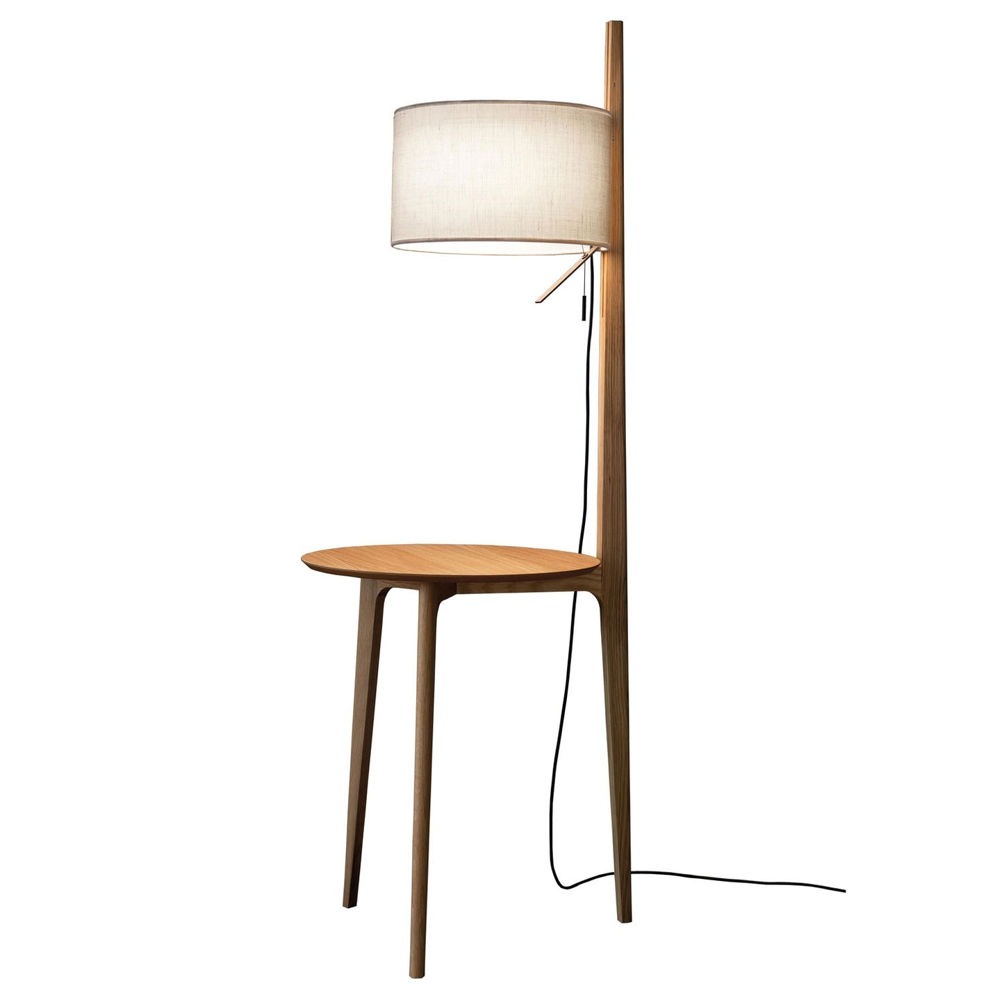 Sleek Floor Lamp with Integrated Table: Carpyen Carla Design