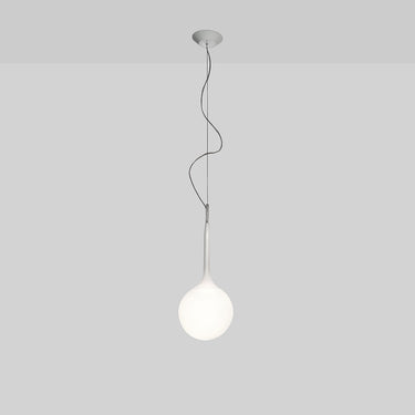 Artemide Castore 14 Modern Dimmable Glass Pendant Light: