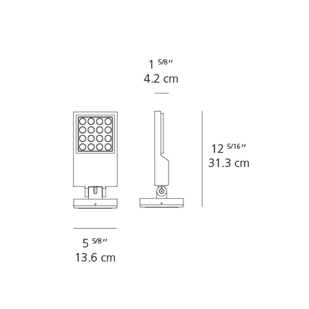 Artemide Cefiso 14 Wall Ceiling Floor Light 6 X 45