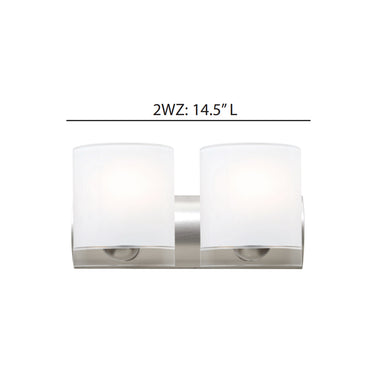 Celtic Opal 2-Light Vanity by Besa