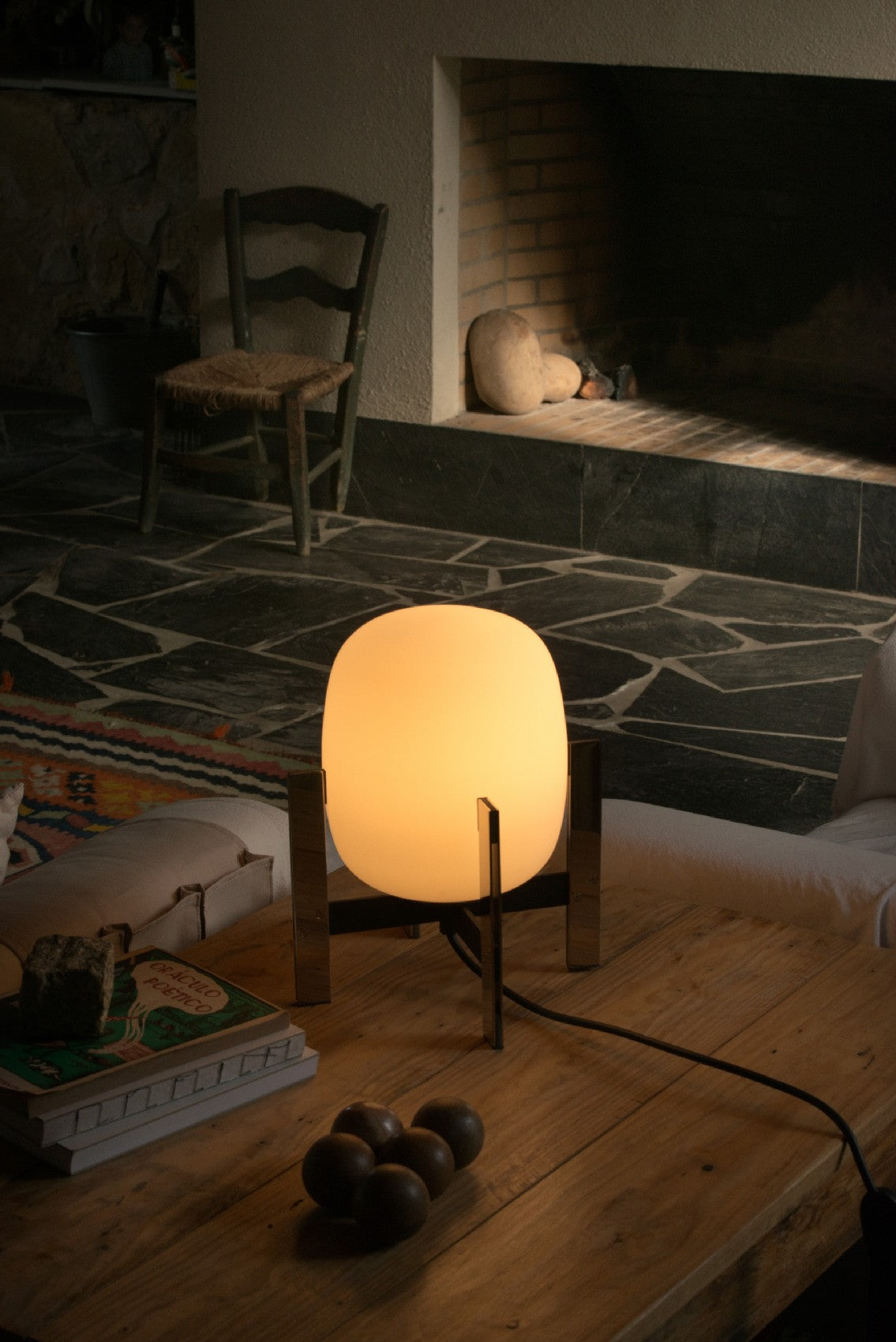 Santa & Cole Cestita Metalica Table Lamp