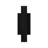 Chara Square 12 LED Outdoor Wall Sconce by Tech Lighting illuminating modern exterior