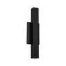 Chara Square 17 LED Outdoor Wall Sconce installed on modern exterior