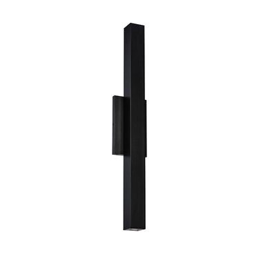 Energy-efficient Chara Square 26 LED Outdoor Wall Sconce illuminating patio area