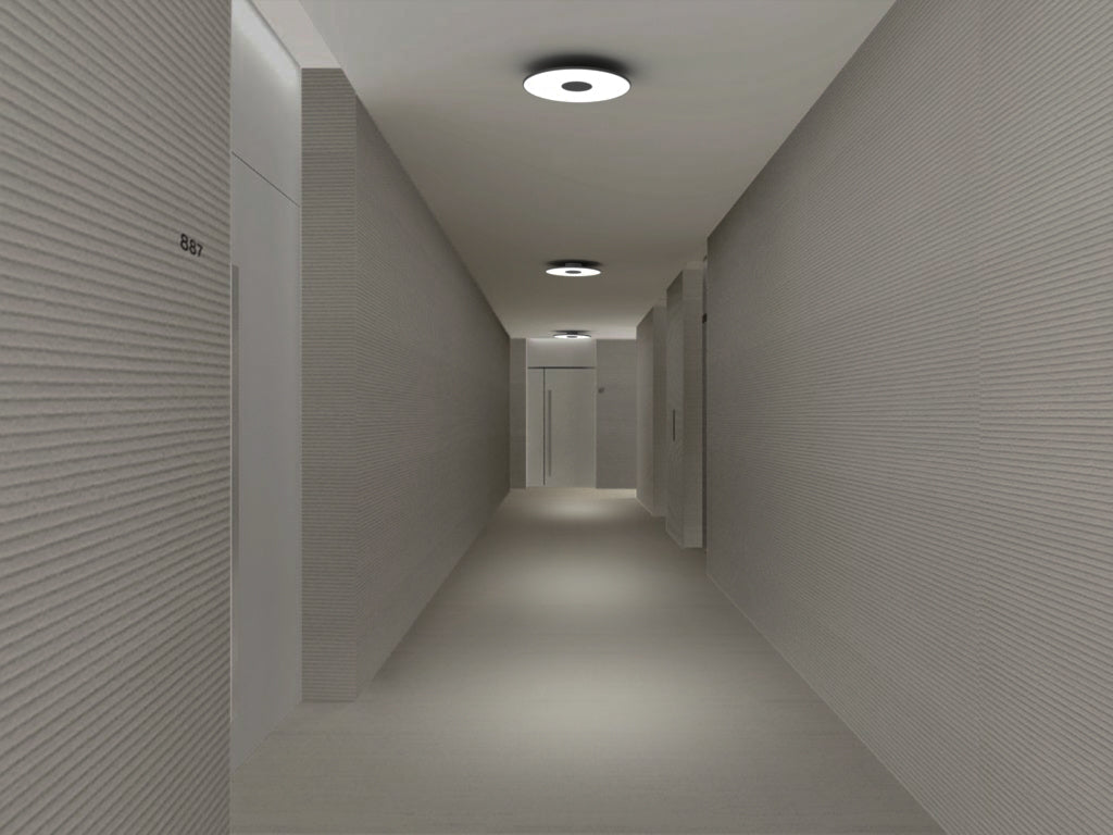 Circa Flat Panel Flushmount | Pablo Designs - Modern Ceiling Light 3