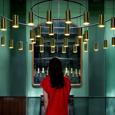 Santa & Cole Cirio Circular M Pendant Light