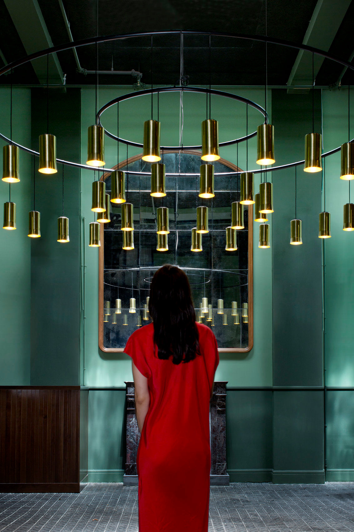 Santa & Cole Cirio Circular M Pendant Light