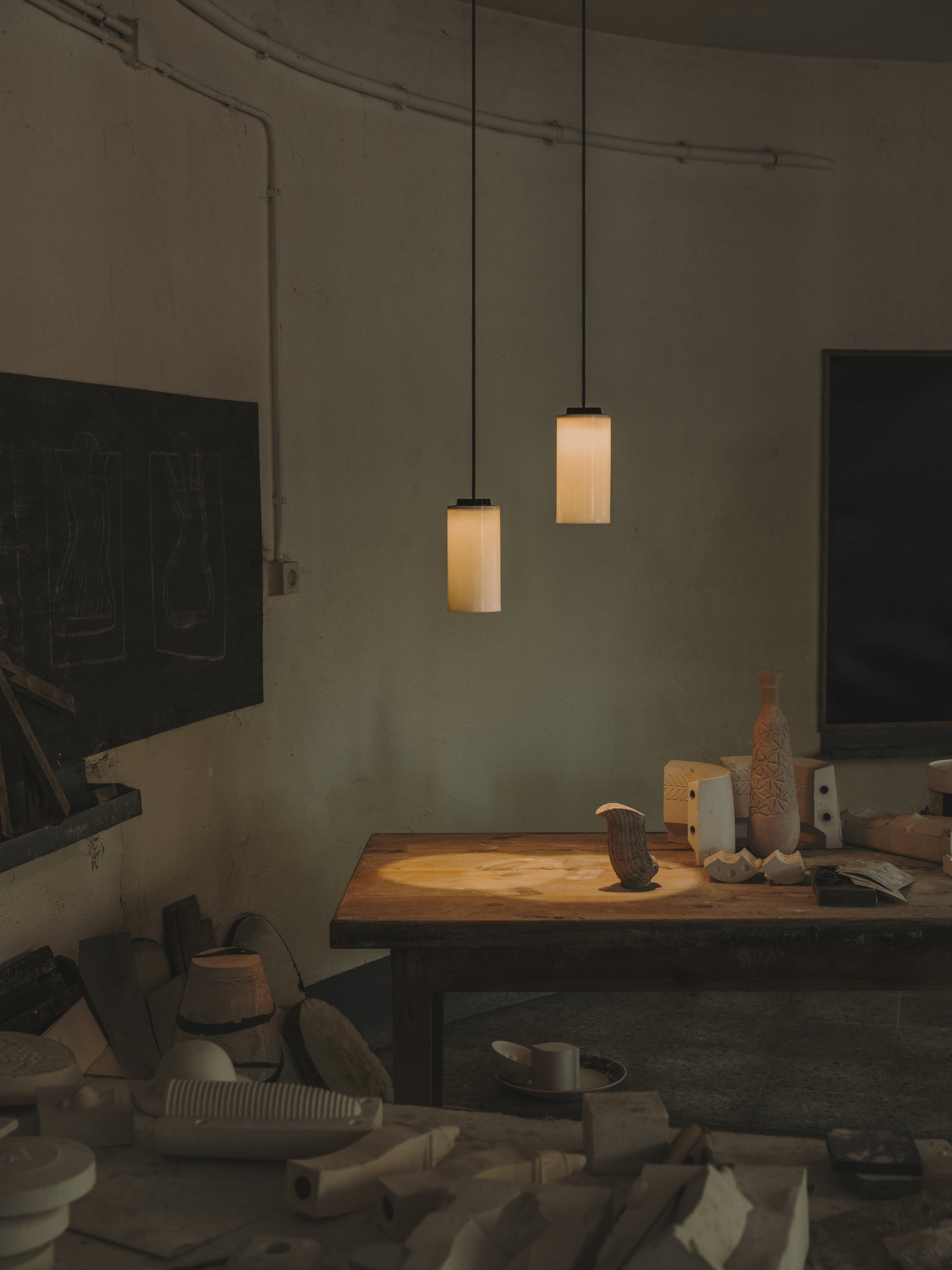Santa & Cole Cirio Simple Pendant Light