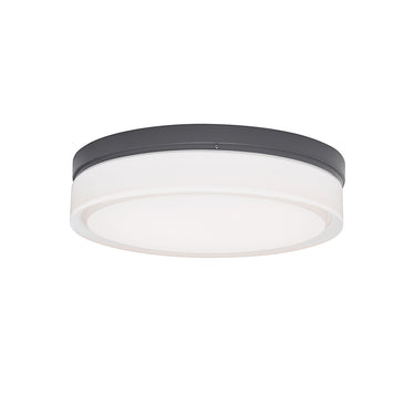 Sleek Cirque Large LED Outdoor Wall Flush Mount by Tech Lighting