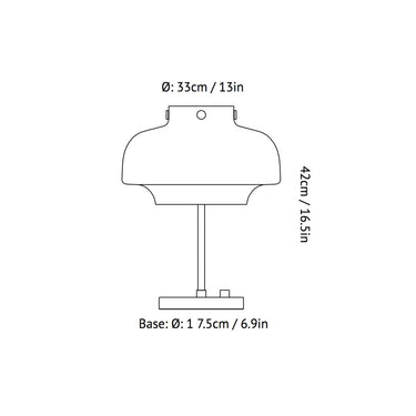 &Tradition Copenhagen SC13 Table Lamp