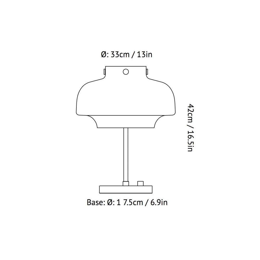 &Tradition Copenhagen SC13 Table Lamp