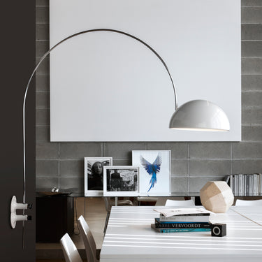 Oluce Coupe 1159/R adjustable wall light for modern bedroom reading area