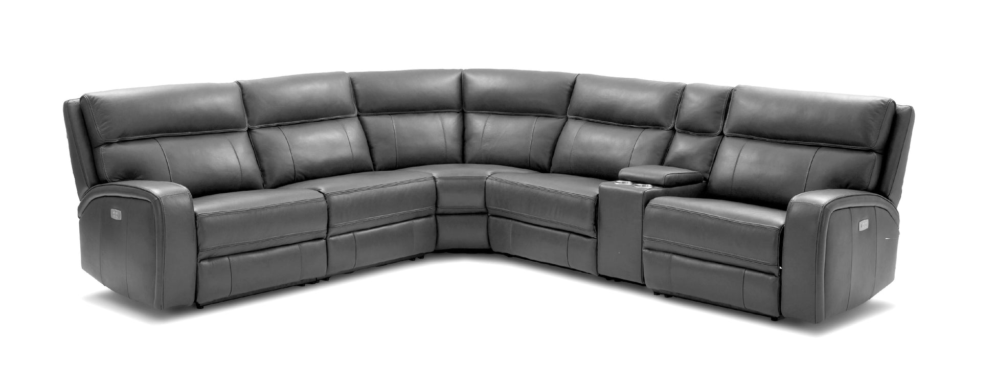 Cozy Motion Sectional Sofa Grey by JM