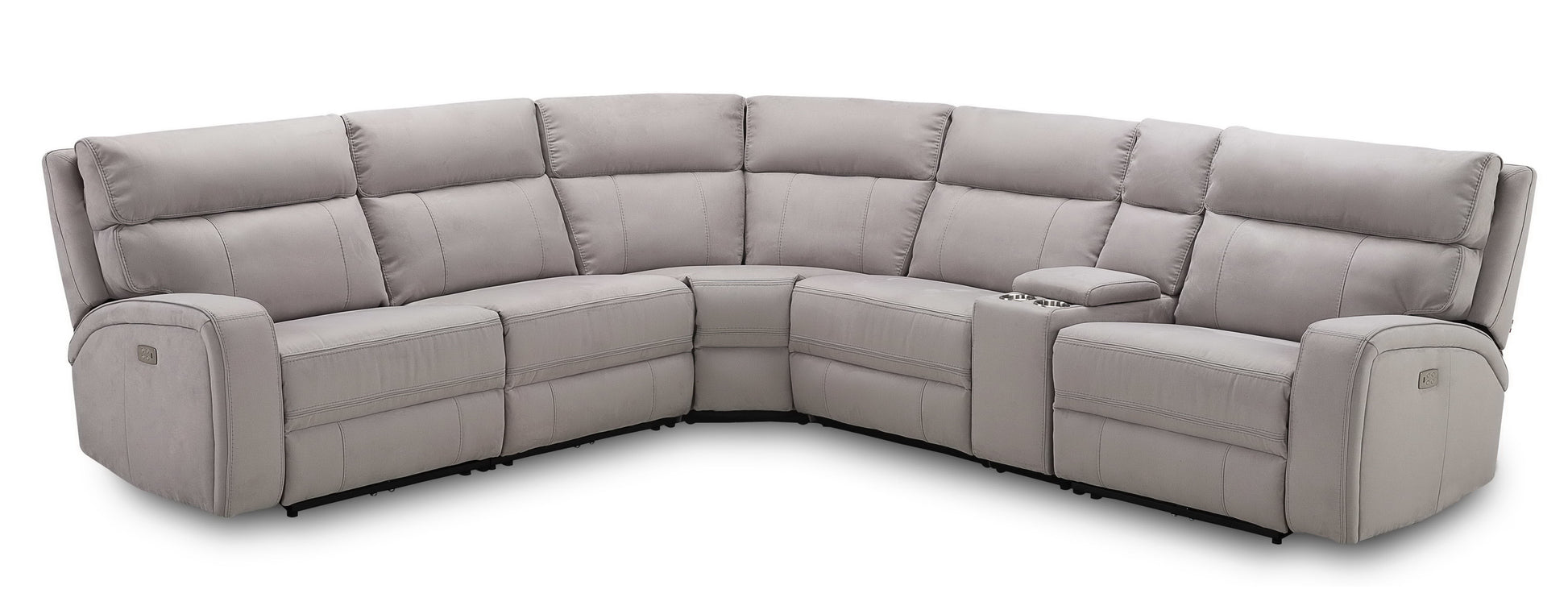 Cozy Motion Sectional Sofa Moonshine by JM
