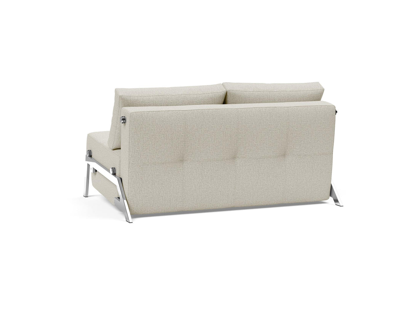 Innovation Living Cubed Full Sofa Bed Chrome Legs