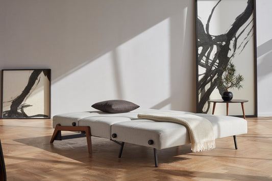 Innovation Cubed Sofa Bed Dark Wood Legs