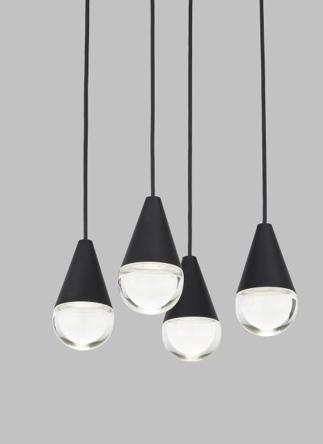 Cupola 4-Light Chandelier | Visual Comfort Modern