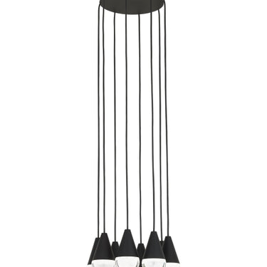 Visual Comfort 8-Light Adjustable Cupola Chandelier - 700TRSPCPA8 