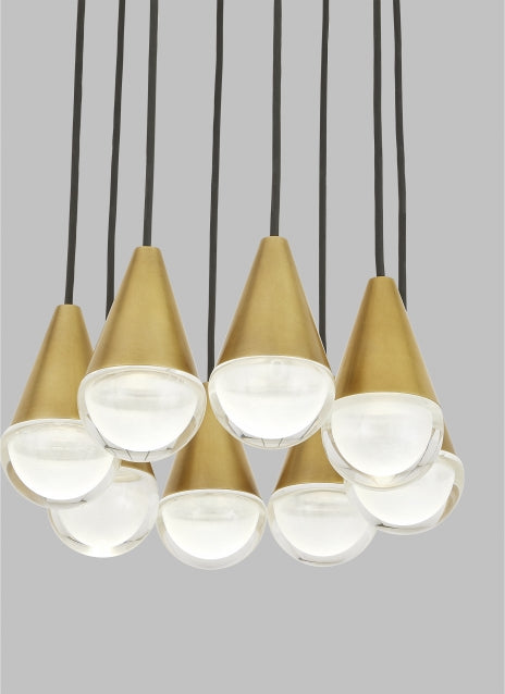 Cupola 8-Light Chandelier | Visual Comfort Modern