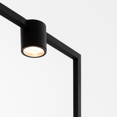 Cordless Lamp Highlighting a Sculpture, hospitality and restaurant use