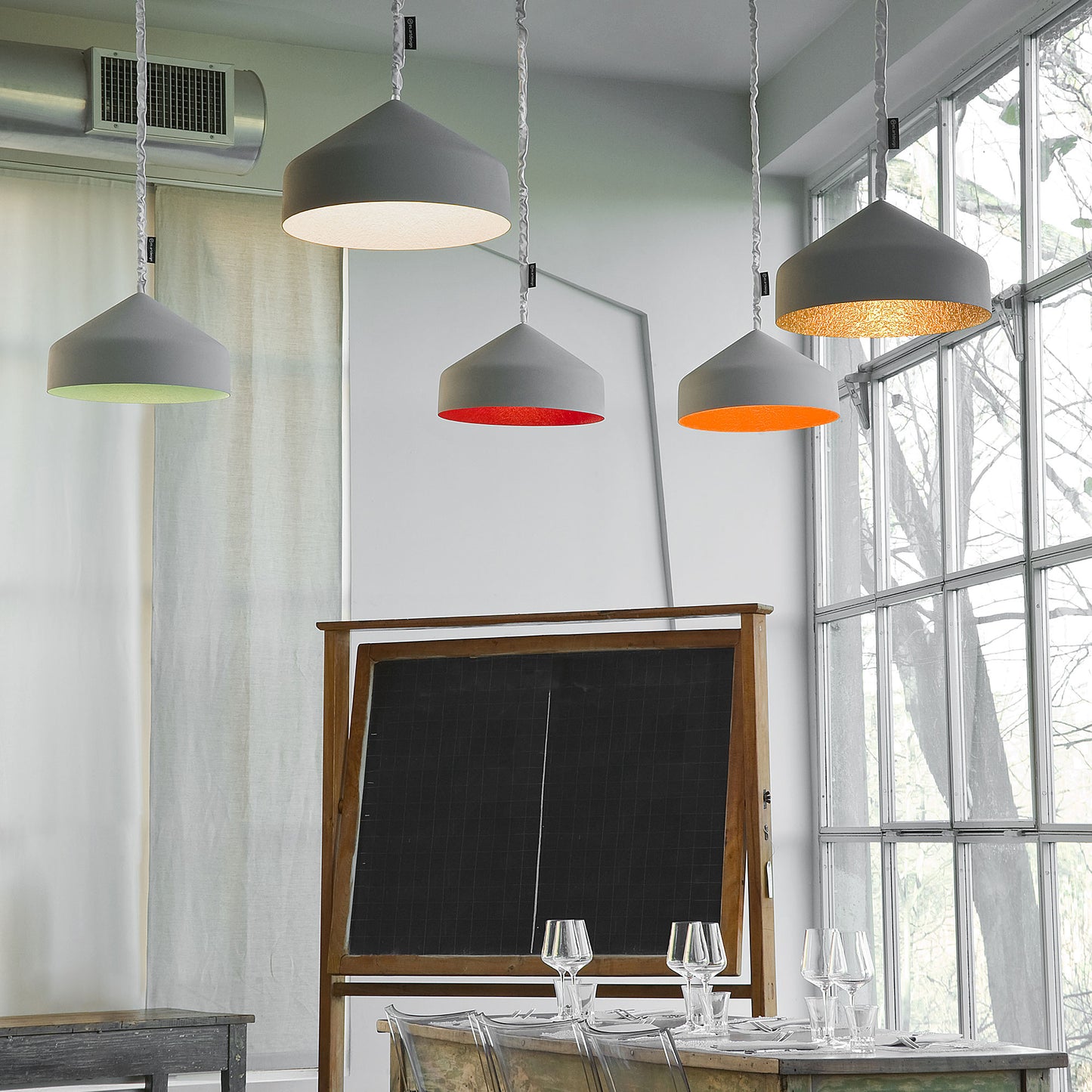 In-Es Art Design Cyrus Cemento Pendant Light