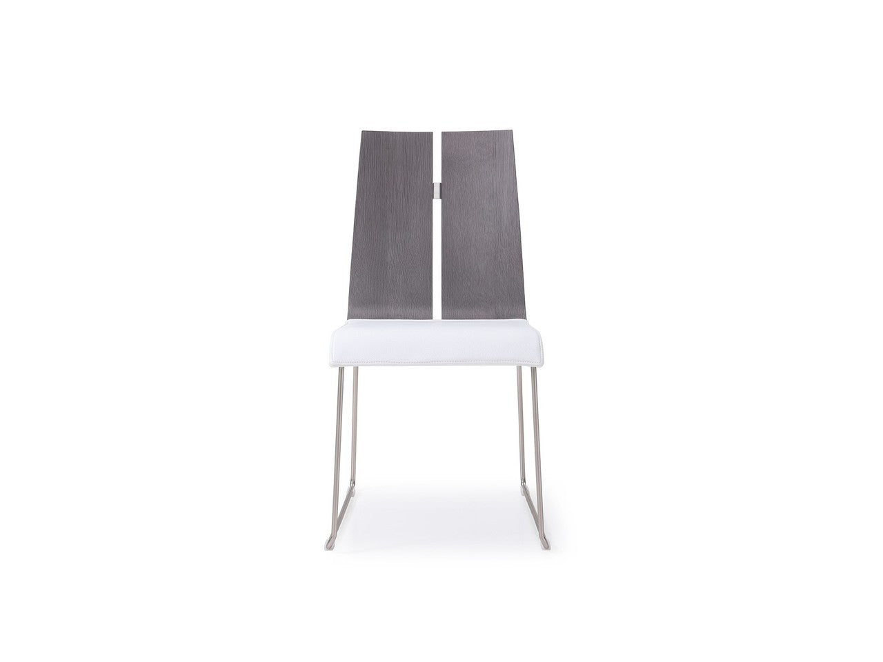 Lauren Dining Chair White/Grey - Set of 2 by Whiteline