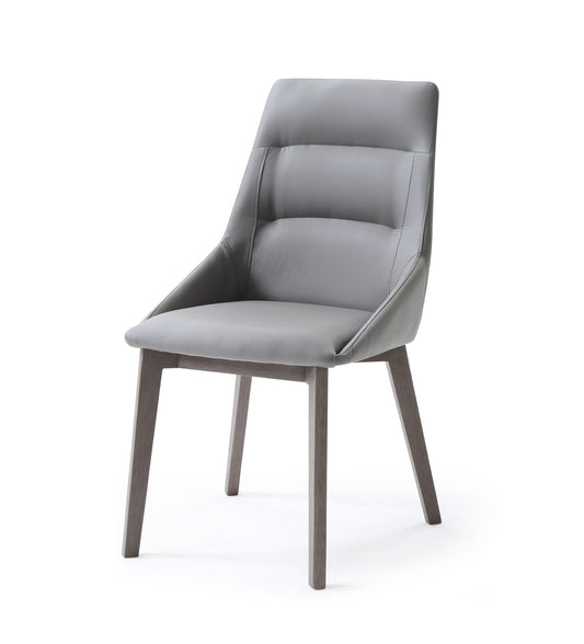 Siena Dining Chair Grey - Set of 2 by Whiteline