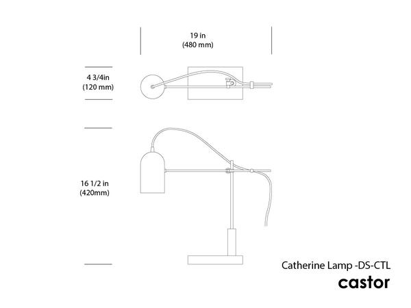 Castor Design Deadstock Catherine Table Light