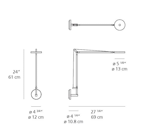 Artemide Demetra Professional Led Wall Light