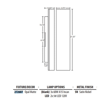 Besa Lighting Darci 21 Wall Sconce