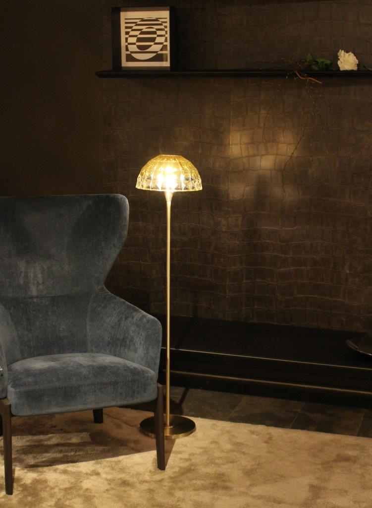 Deco Bohemian Crystal Floor Lamp by Alma Light