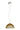 Deco Pendant Light by Alma Light | Amber Glass