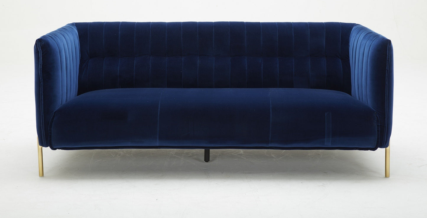 Deco Sofa Blue Fabric by JM