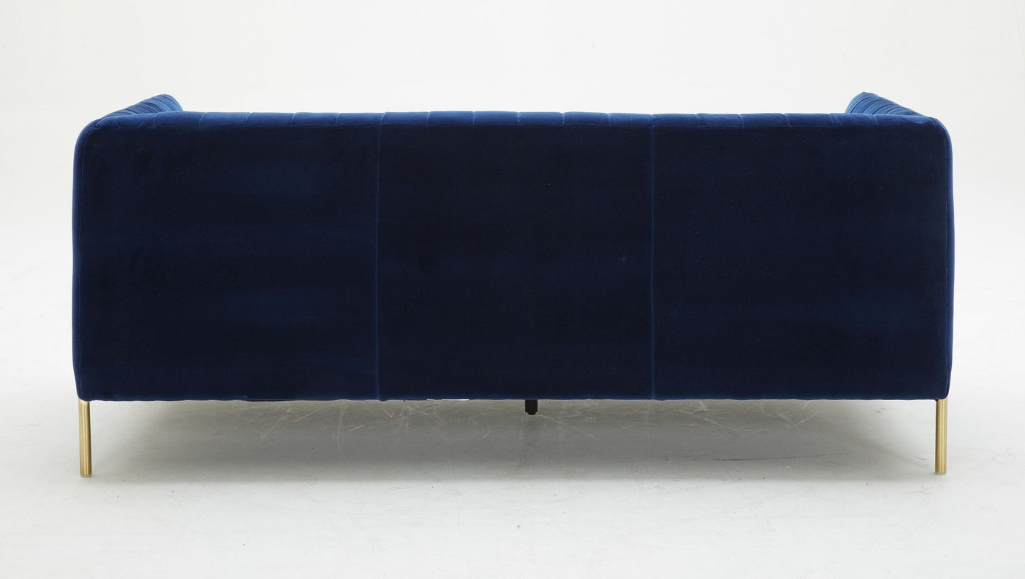 Deco Sofa Blue Fabric by JM