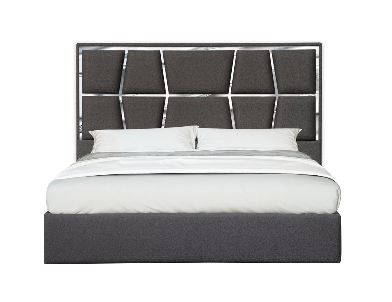 Degas Queen Bed Charcoal by JM