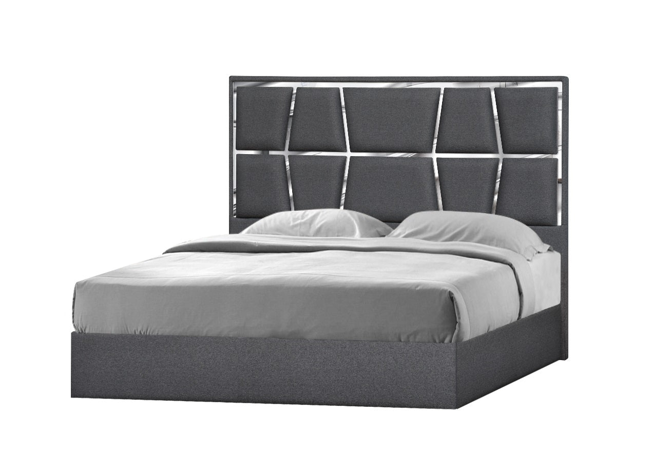 Degas Queen Bed Charcoal by JM