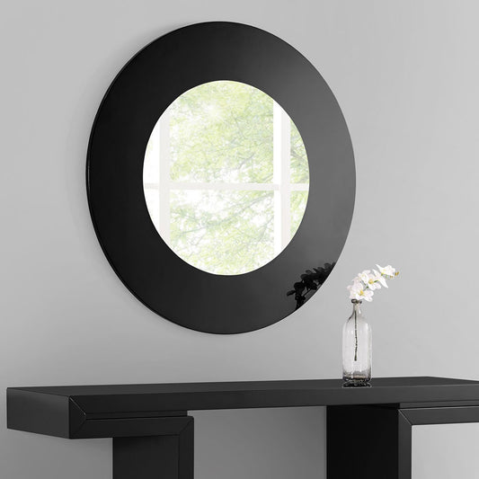 Delaney Mirror Black by Whiteline