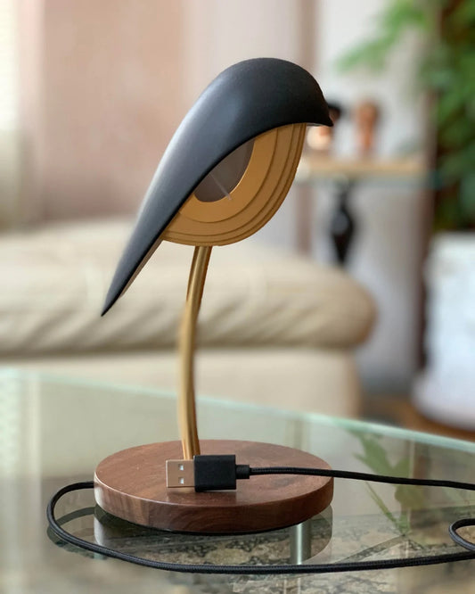 Daqiconcept Desk Lamp Bird Onyx Black