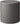 Contemporary Cylinder Ottoman in Grey