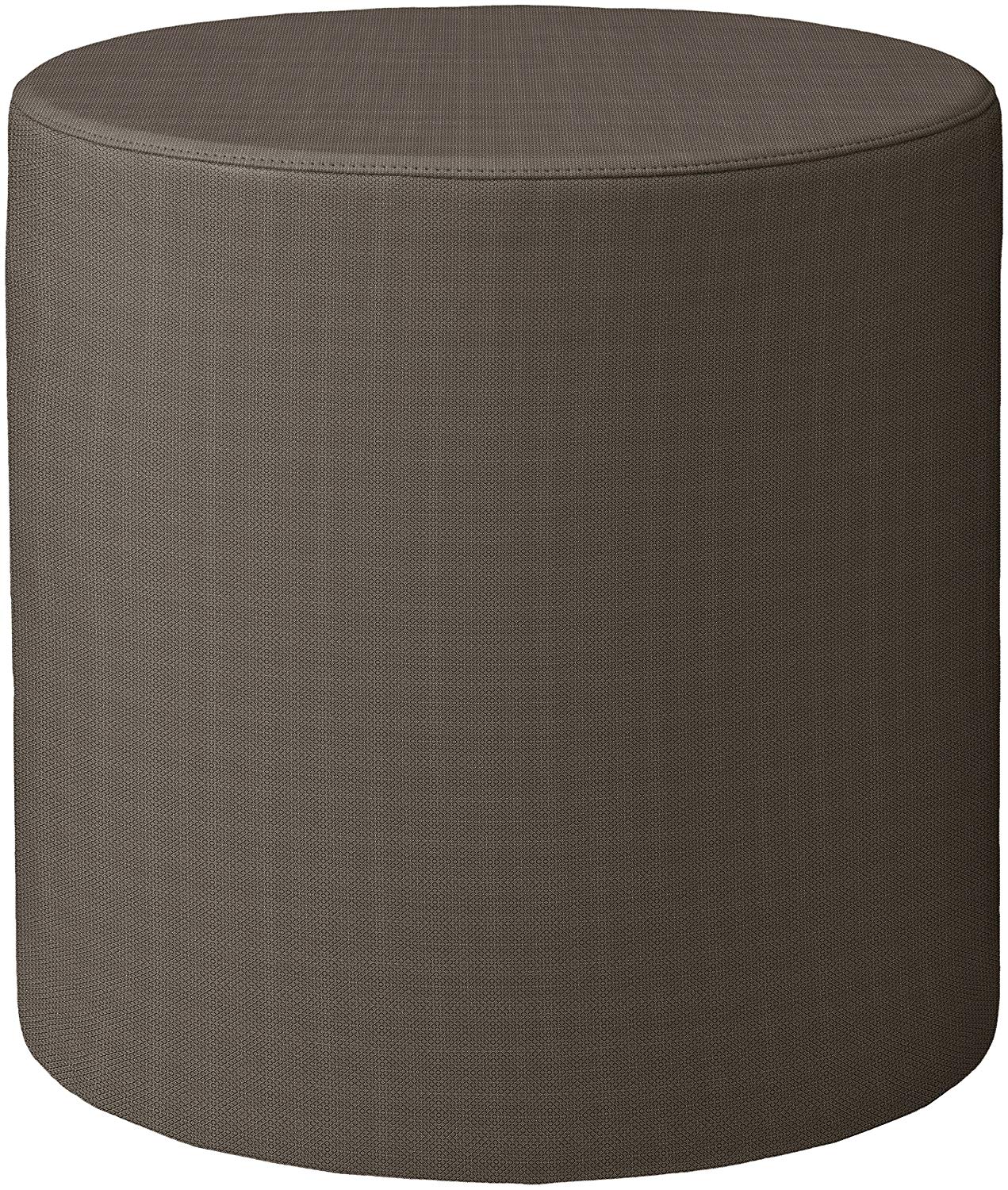 La-Fete Dot Cylinder Ottoman - LoftModern 4Versatile Furniture - Dot Cylinder Ottoman  - Brown - Cognac 