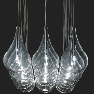 Drop LED 16-Light Pendant Square by Alma Light