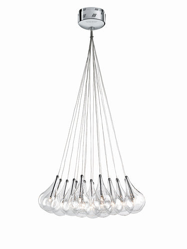 Drop Cluster 19-Light LED Pendant XL | Dining Chandelier