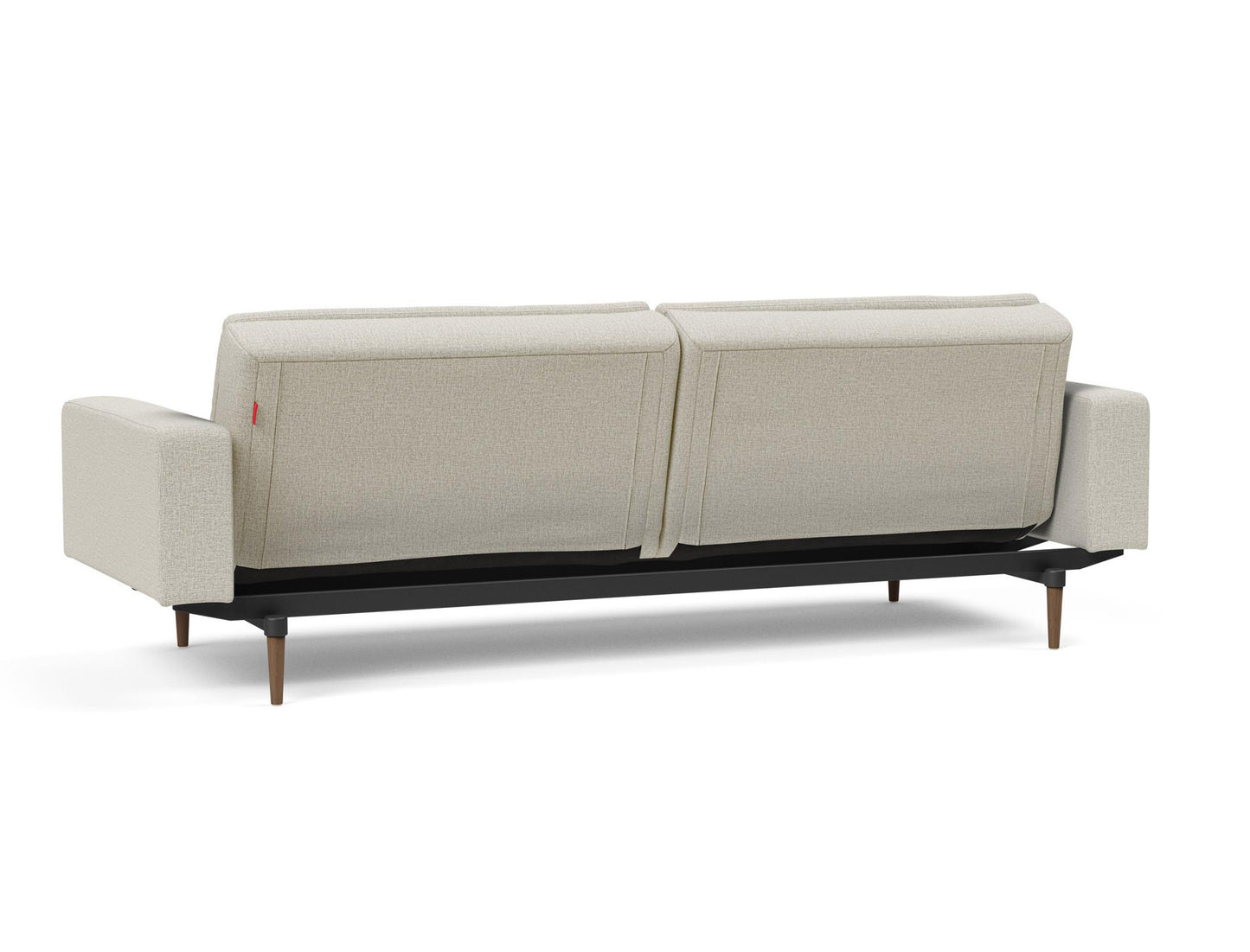 Innovation Living Dublexo Deluxe Sofa Bed Dark Wood with Arms