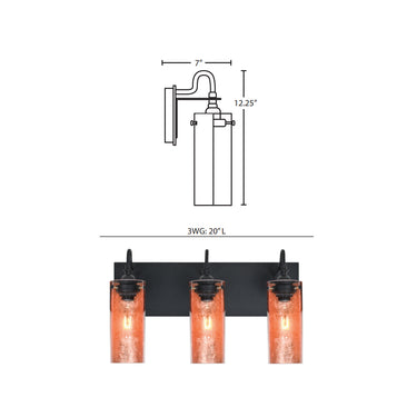 Besa Lighting Duke 3 Bath Light