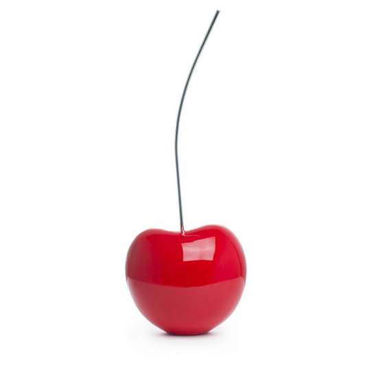 Finesse Decor Small Bright Red Cherry Sculpture 18" Tall