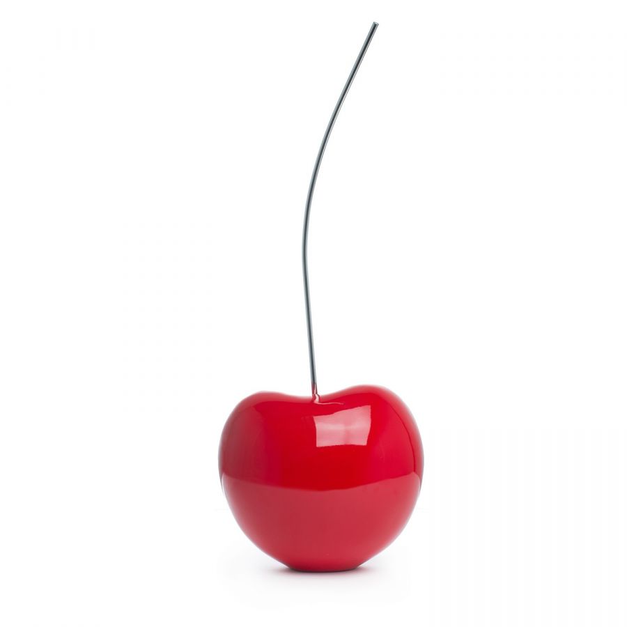 Finesse Decor Large Bright Red Cherry Sculpture 25" Tall