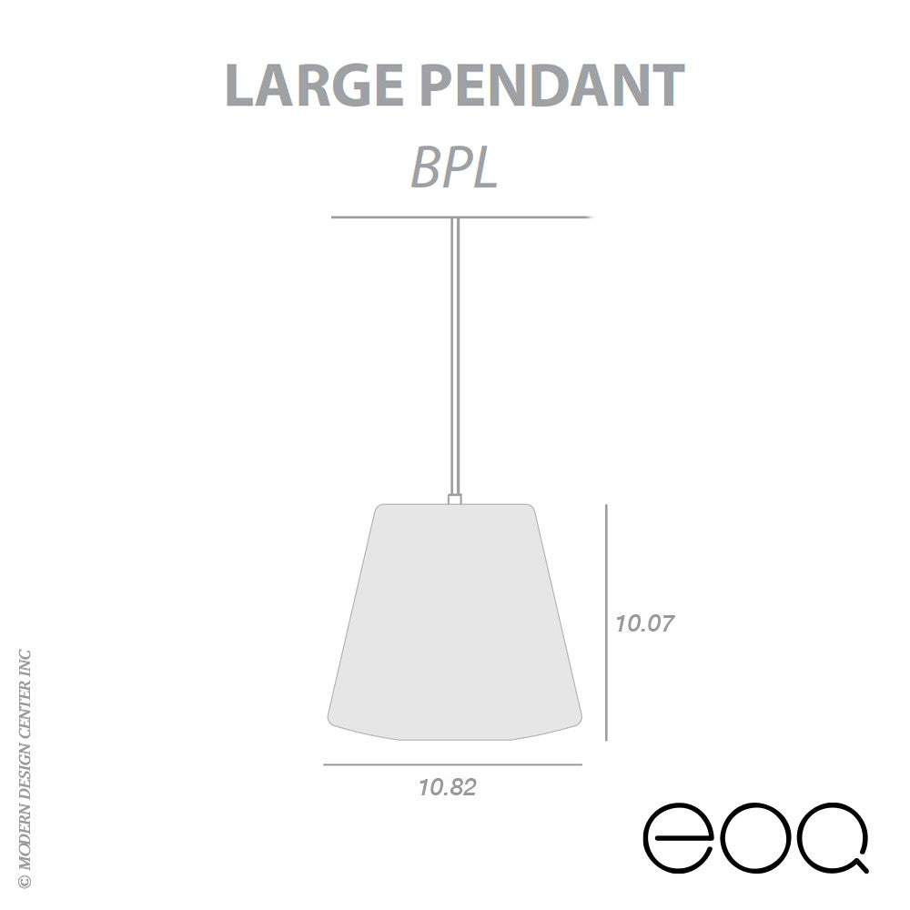 EOQ Bramah Large Pendant Light