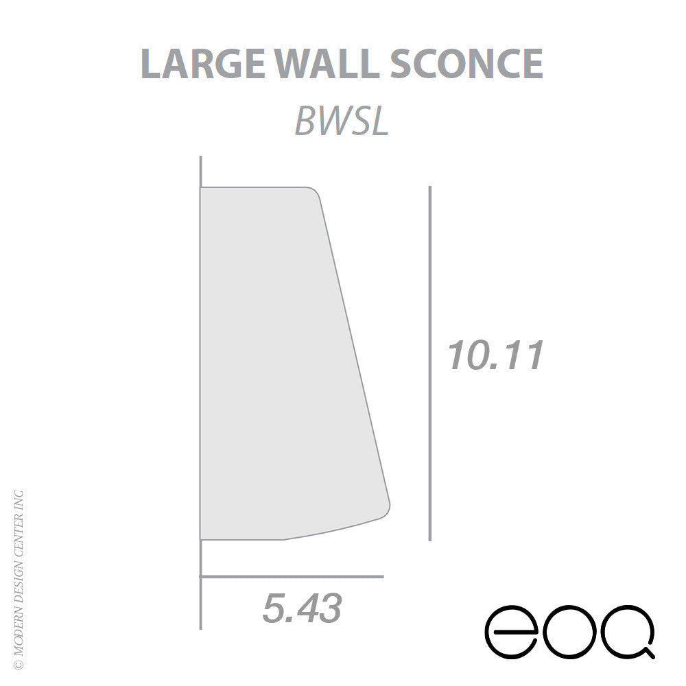 EOQ Bramah Large Wall Sconce